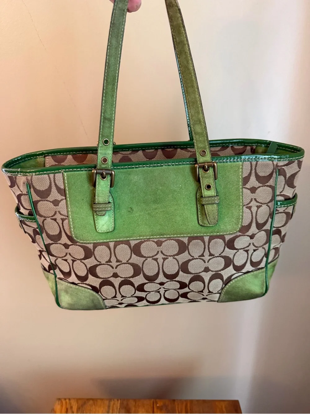 Coach signature jacquard