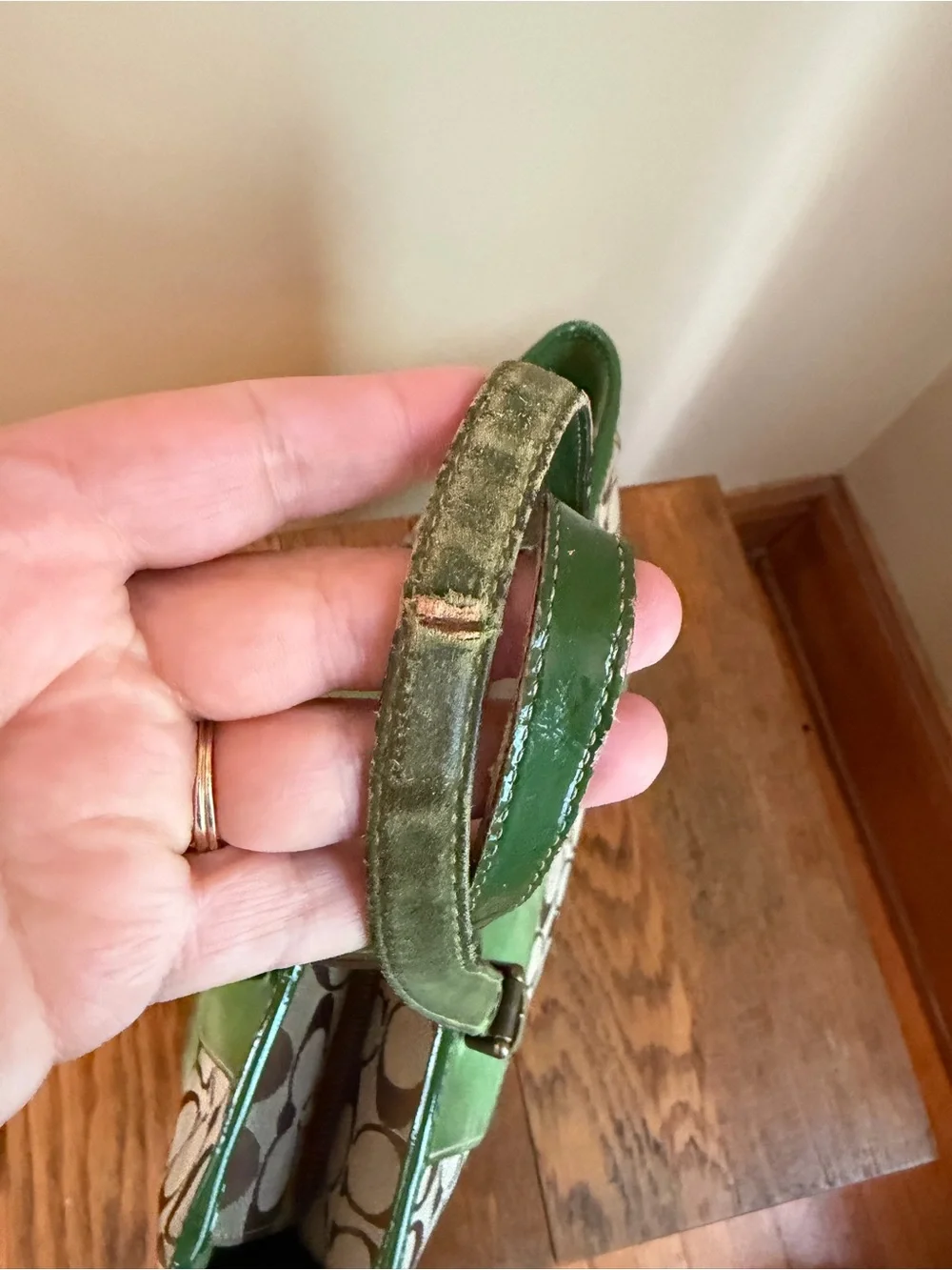 Coach signature jacquard