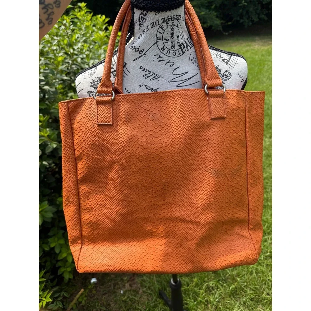 N/A tote orange