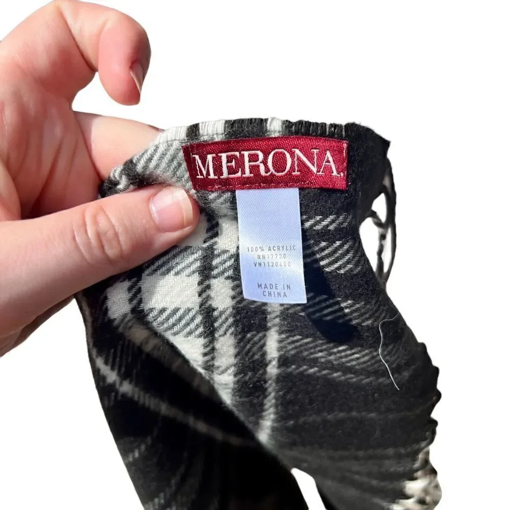 Merona black white