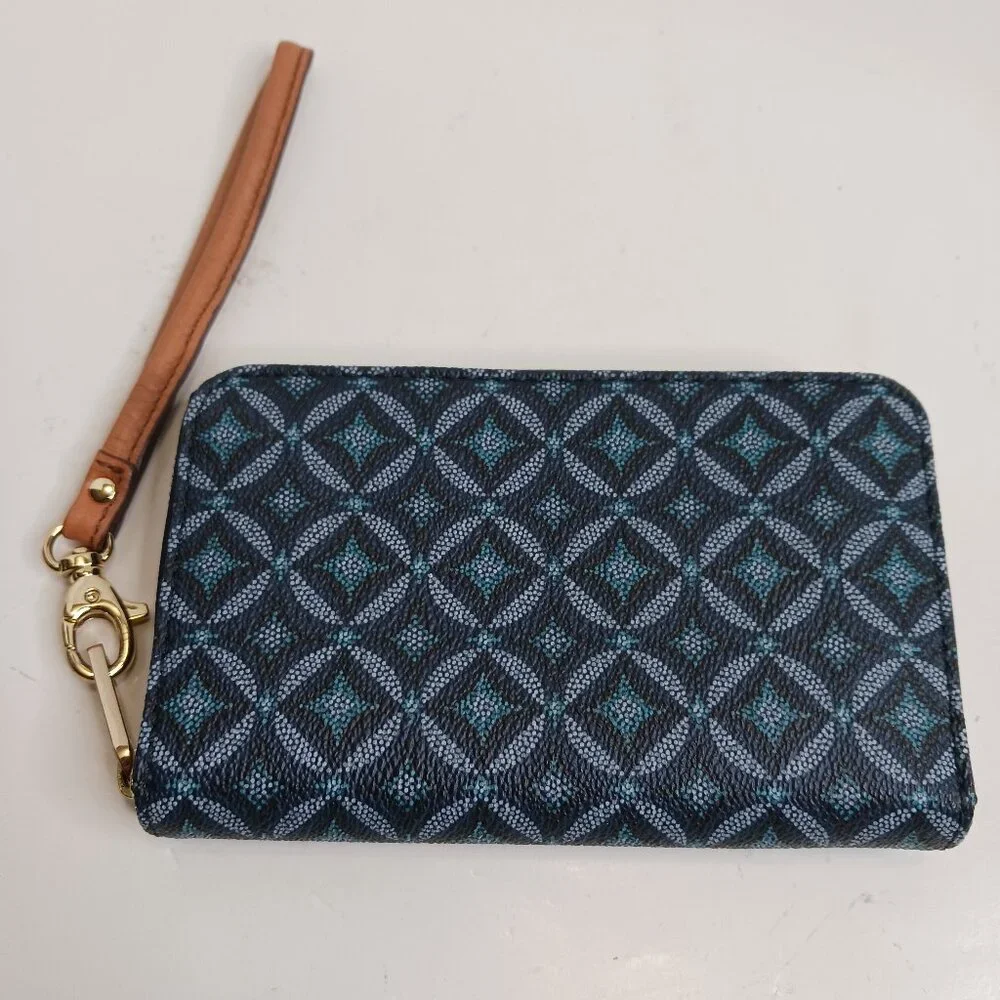 Fossil Women's Blue Multi Color Wallet