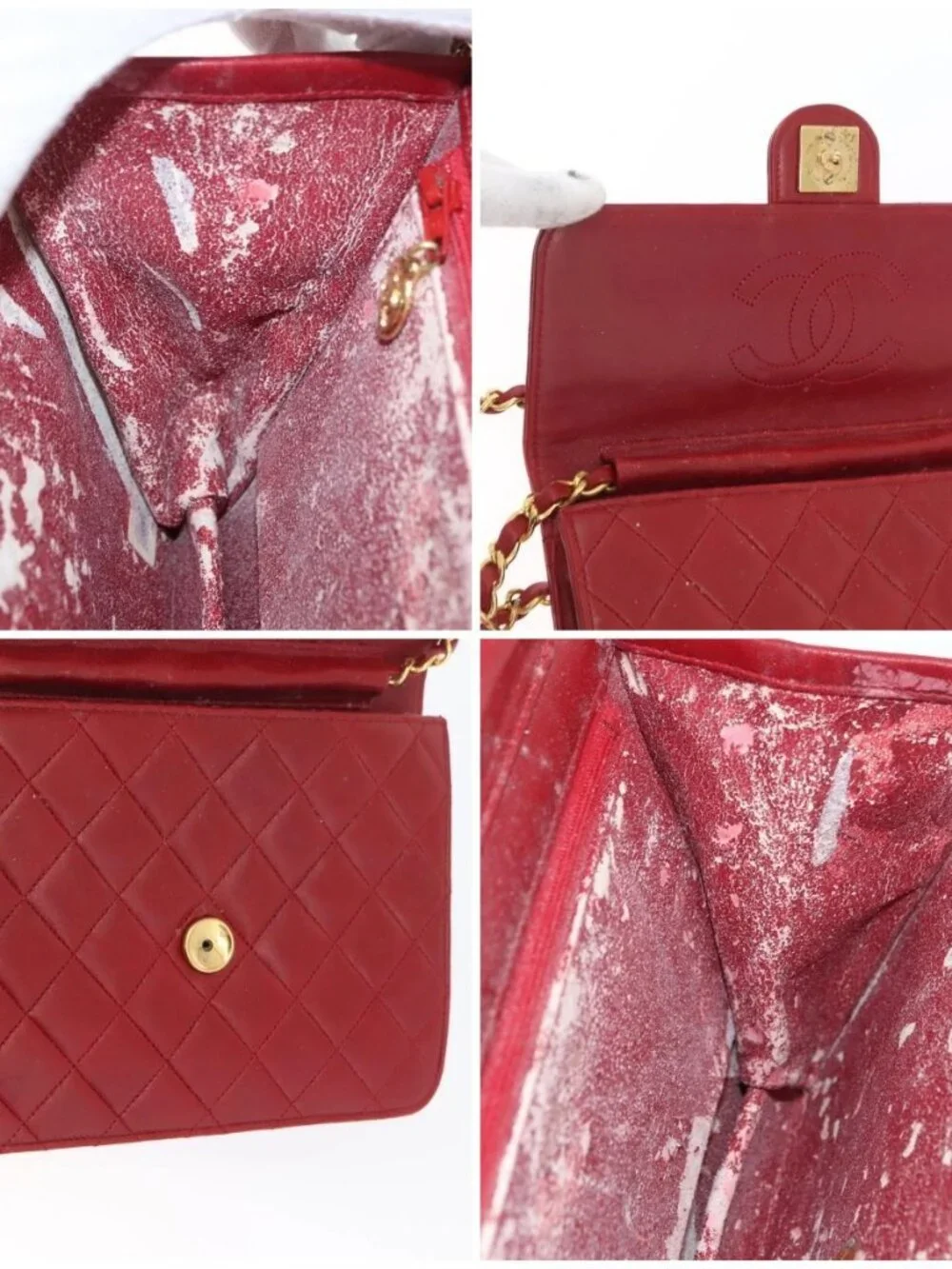 CHANEL brand	chanel color	red