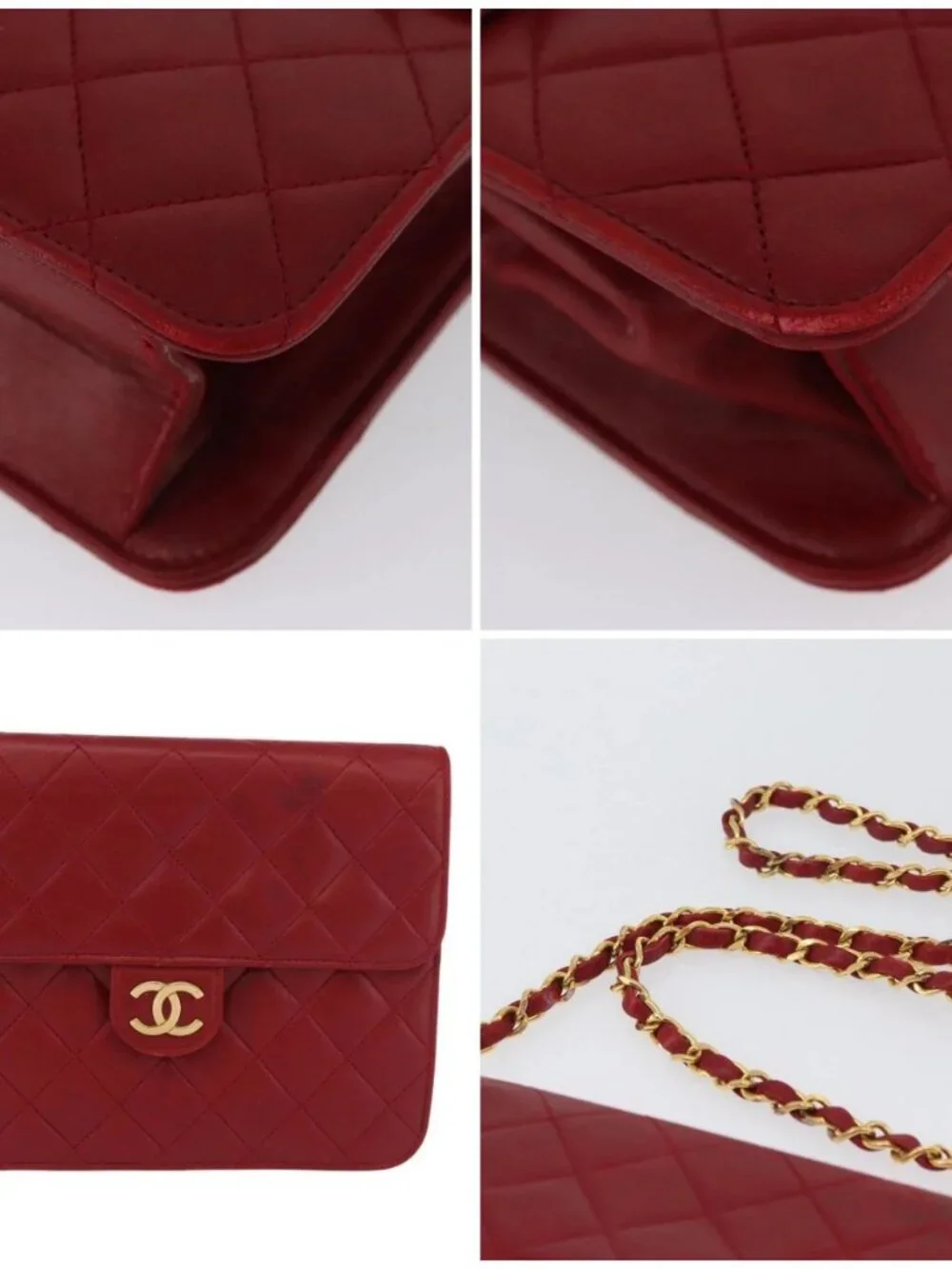 CHANEL brand	chanel color	red