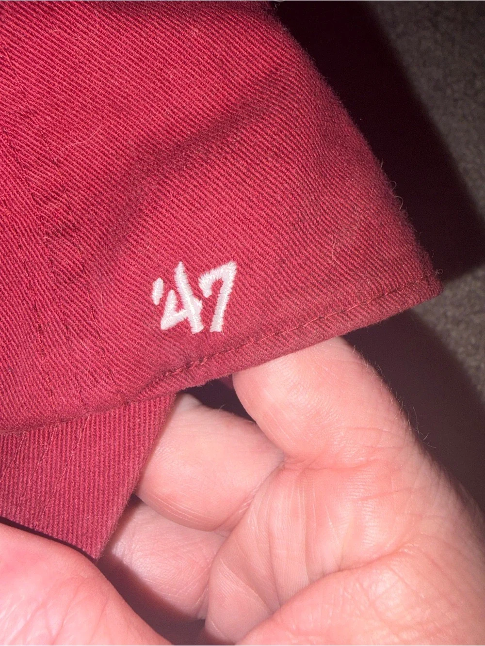 47 Brand Philadelphia Phillies Maroon Baseball Hat Adjustable Flexfit MLB Cap