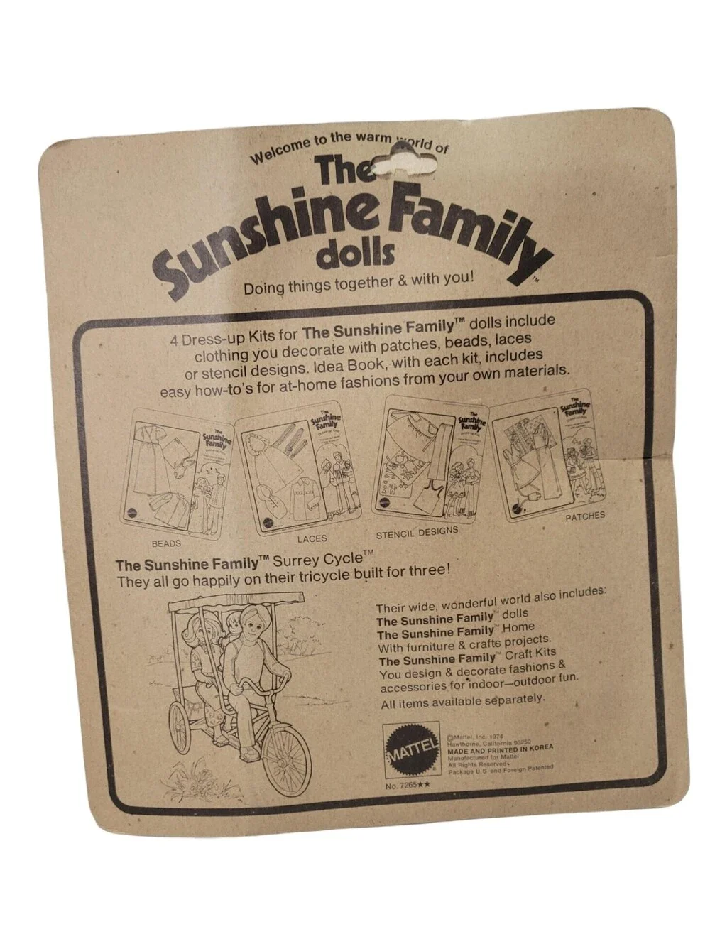 Mattel vintage clothing