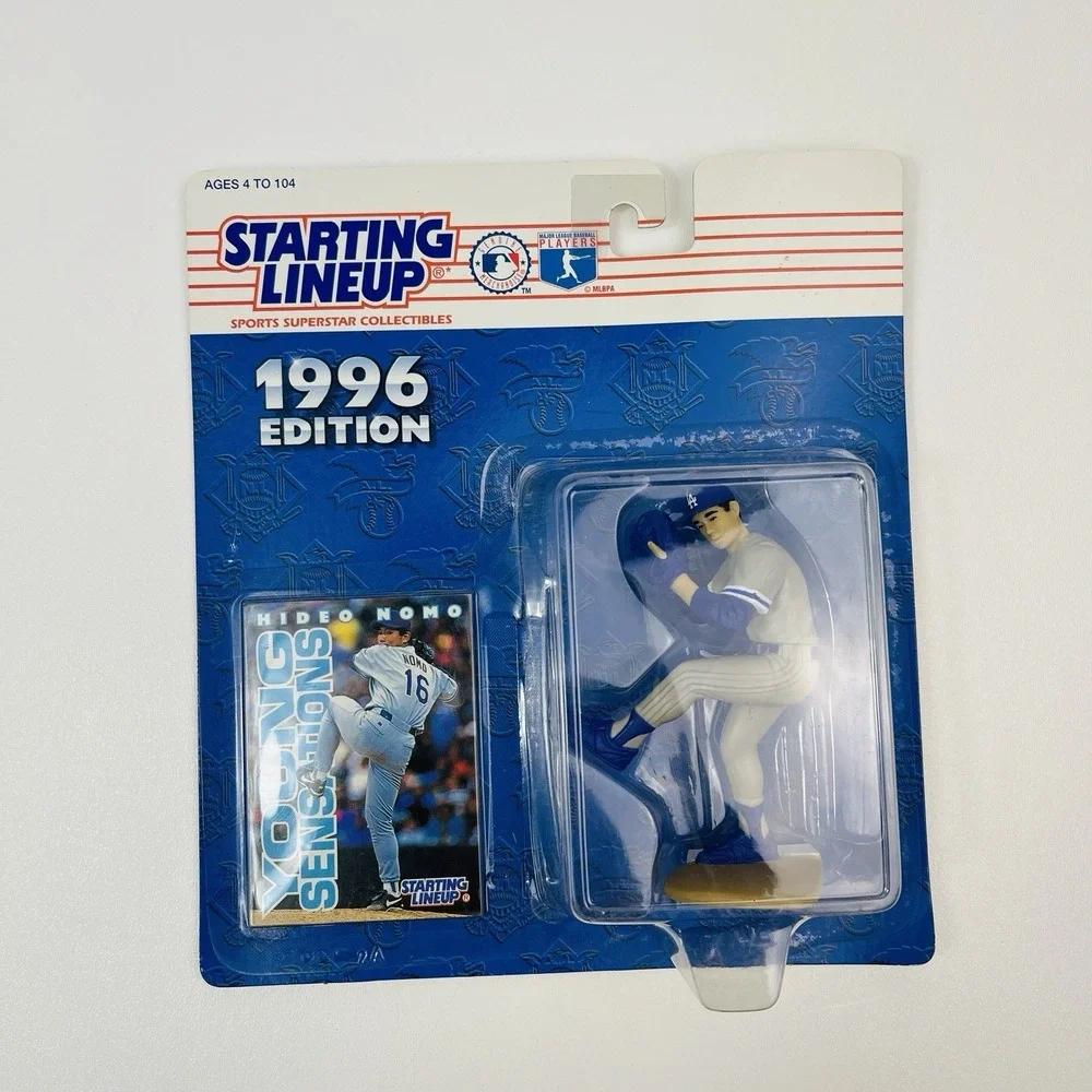 1996 Kenner Starting Lineup Hideo Nomo Dodgers Rookie Figure Baseball
