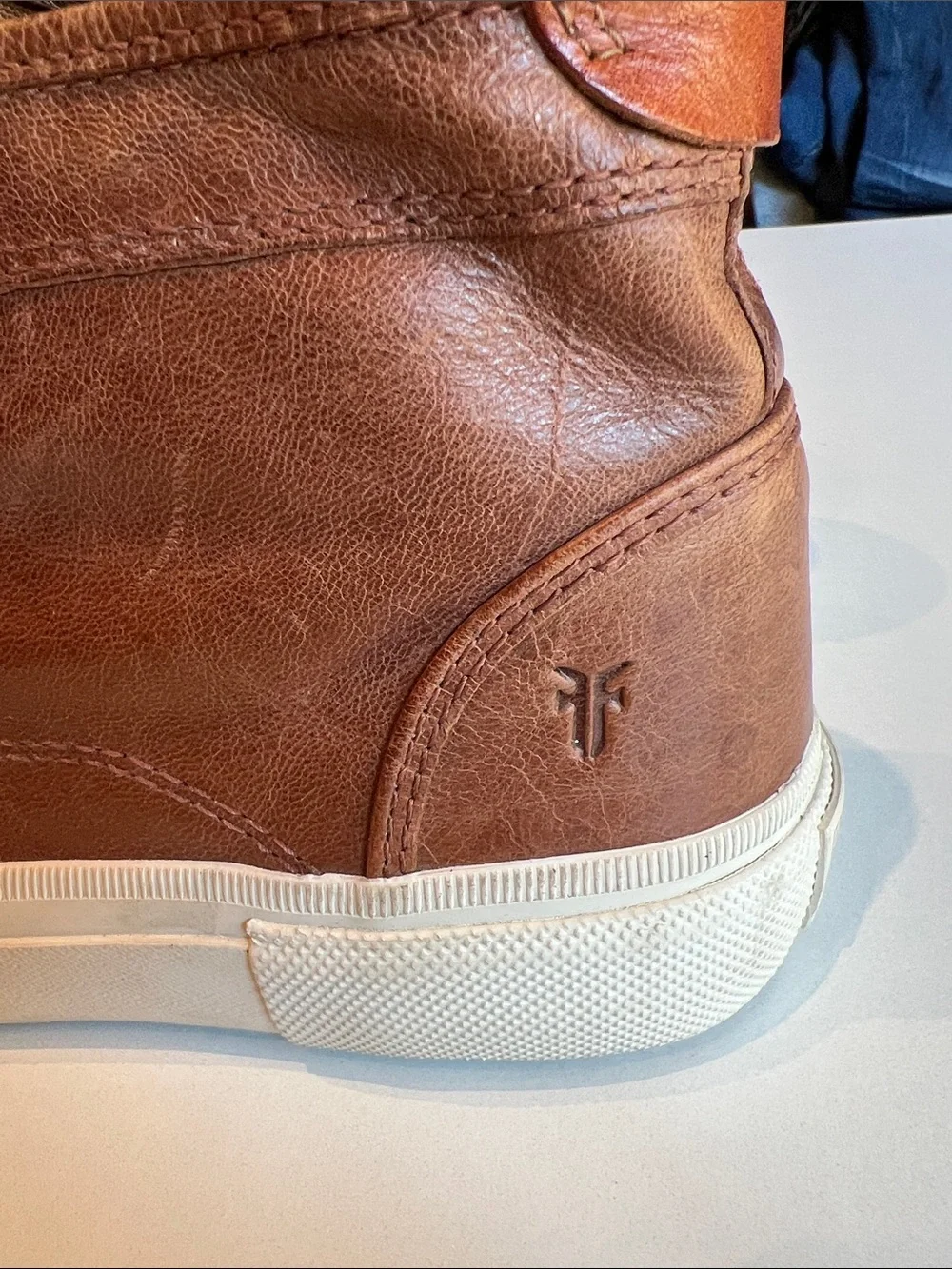 Frye Men's High-Top Leather Sneakers SZ 8