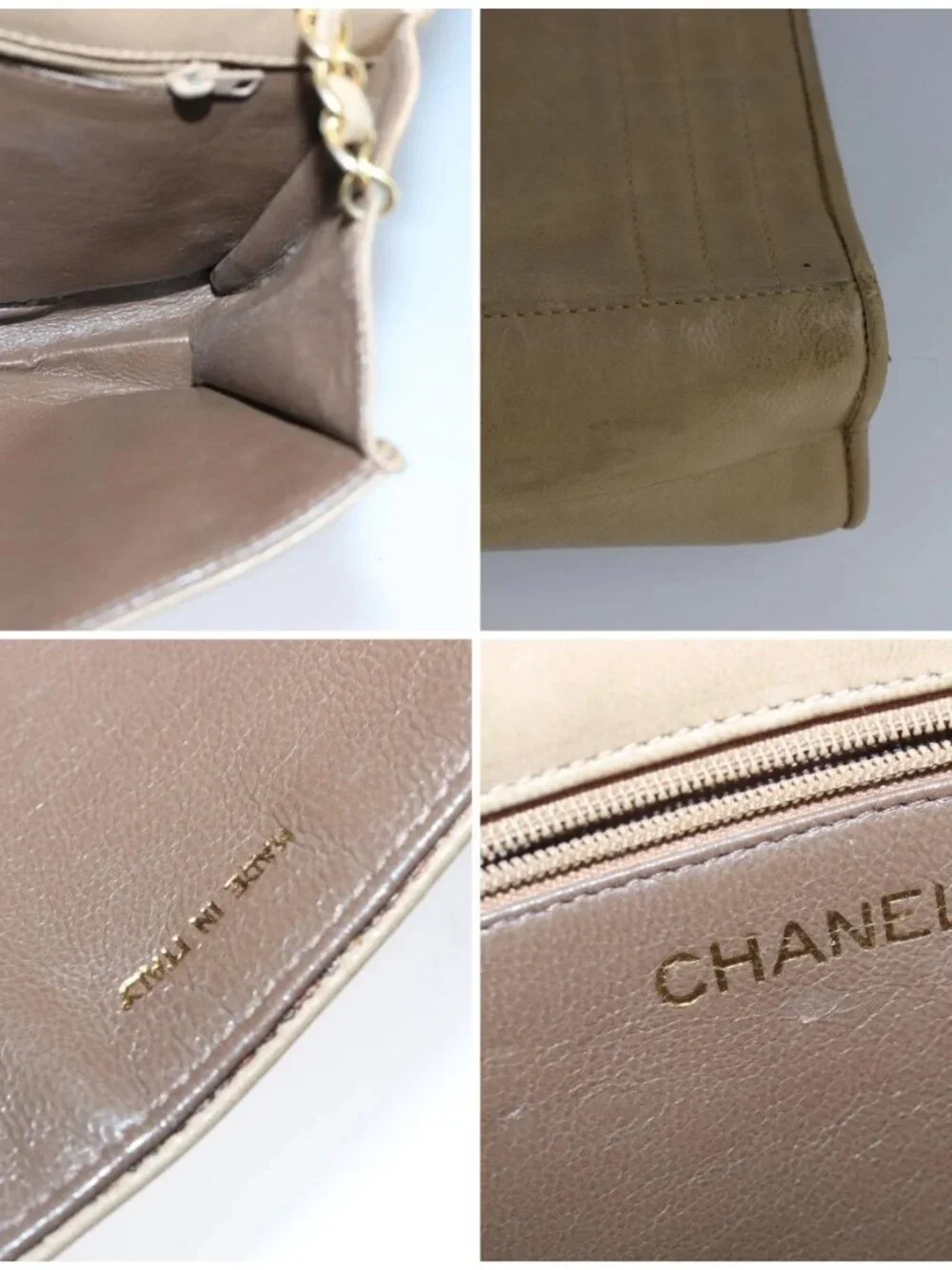 CHANEL brand	chanel color	beige