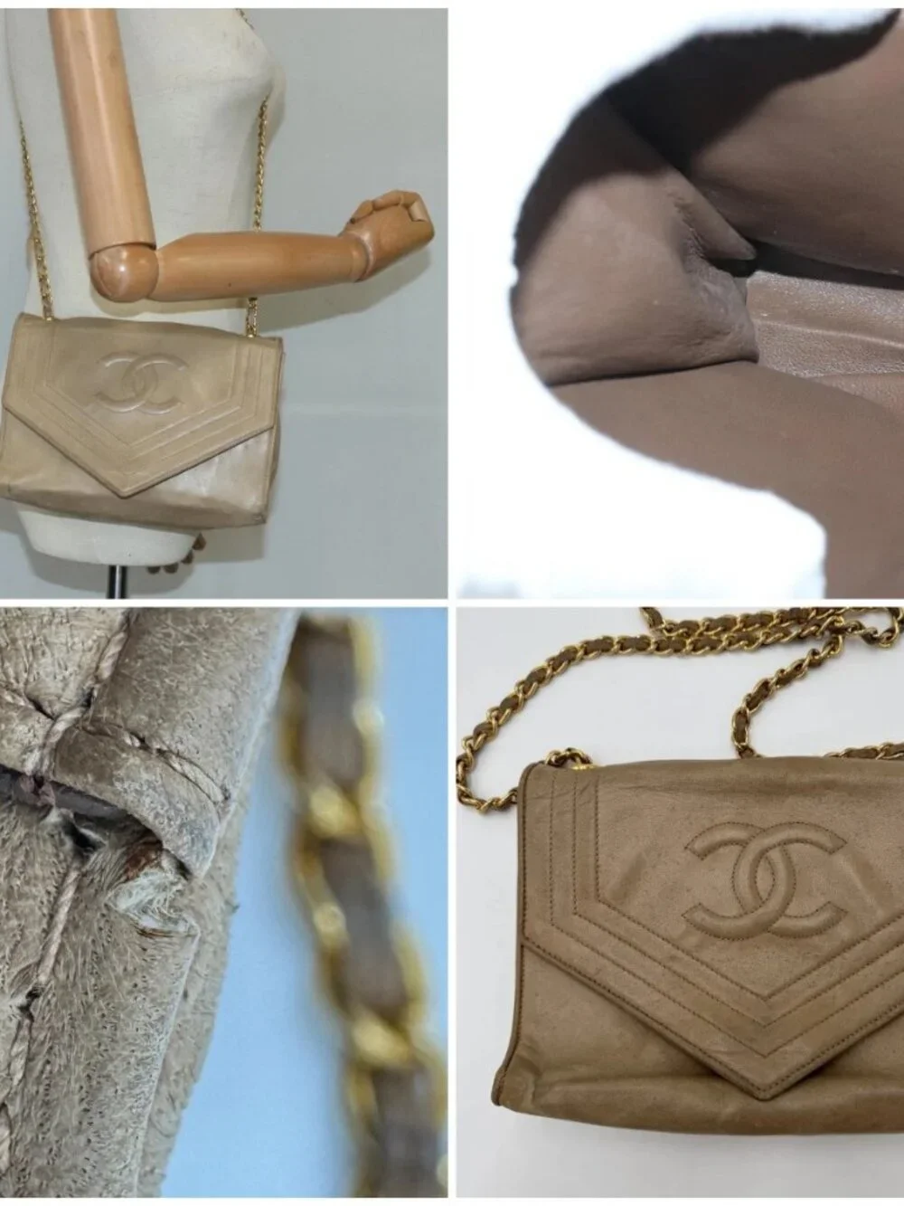 CHANEL brand	chanel color	beige