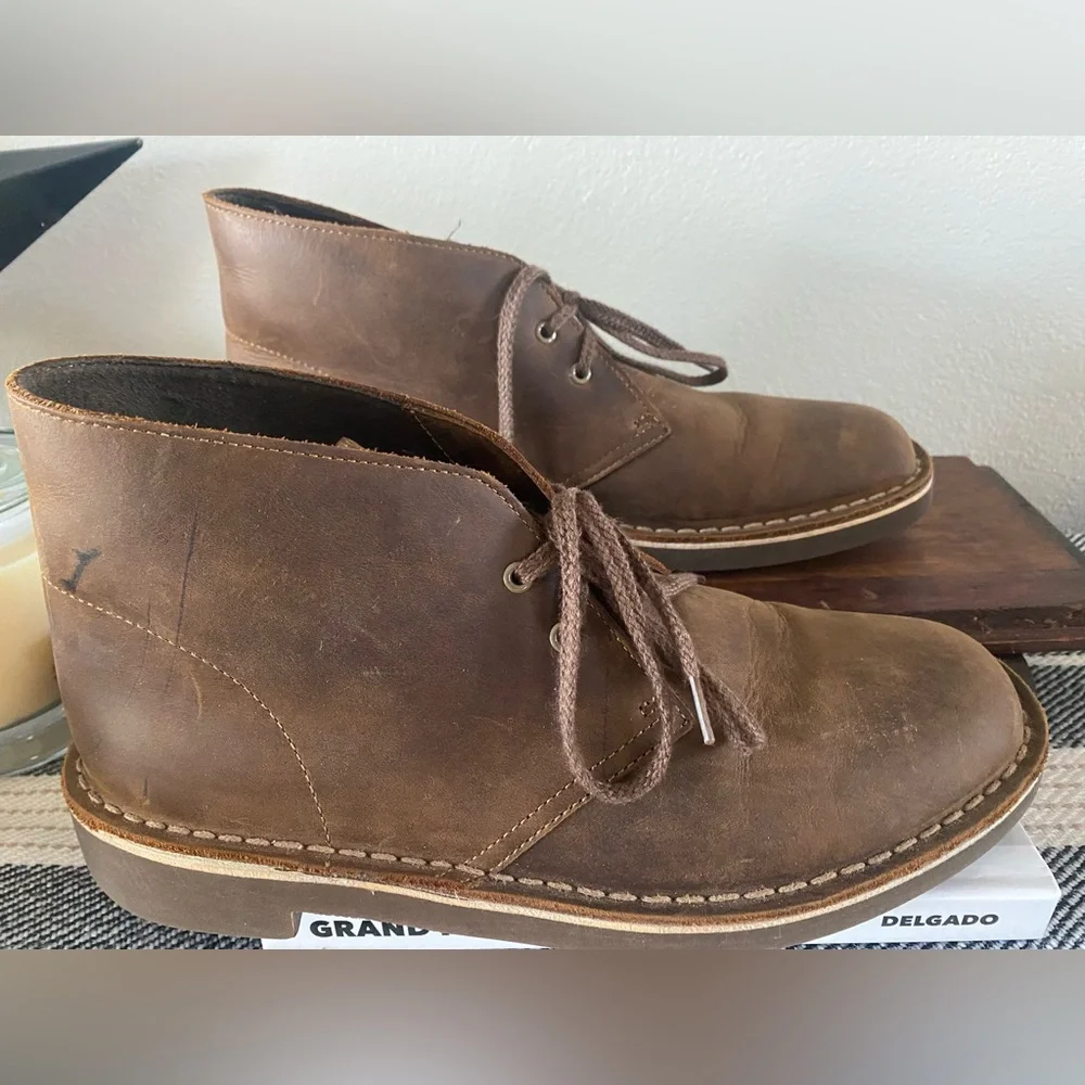Clark’s - Men’s - Bushacre 2 - Leather Chukka - ankle Boot - 15522 - Size 7.5