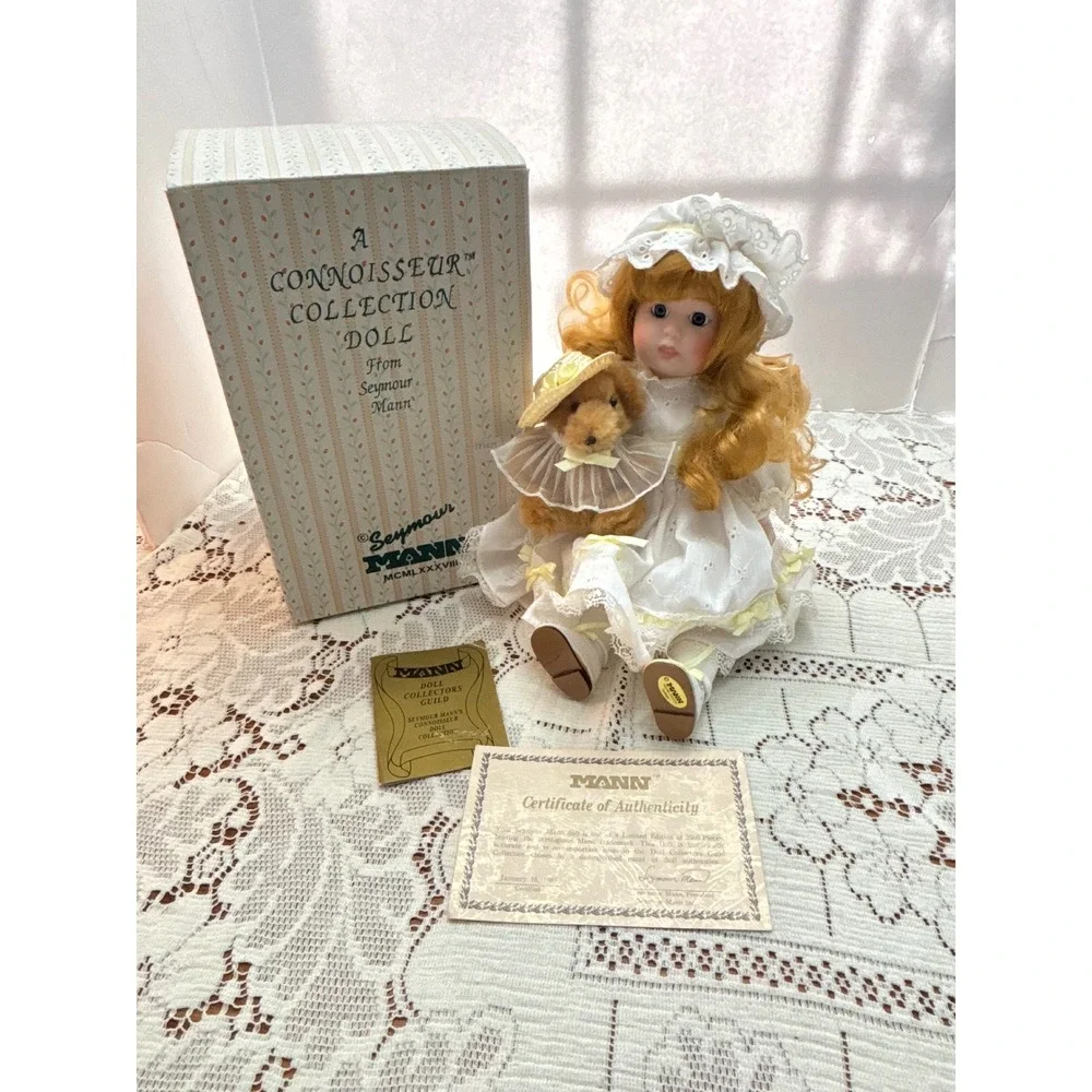 Seymour Mann Connoisseur Collection Porcelain Doll 1987 Limited Edition 10 inch