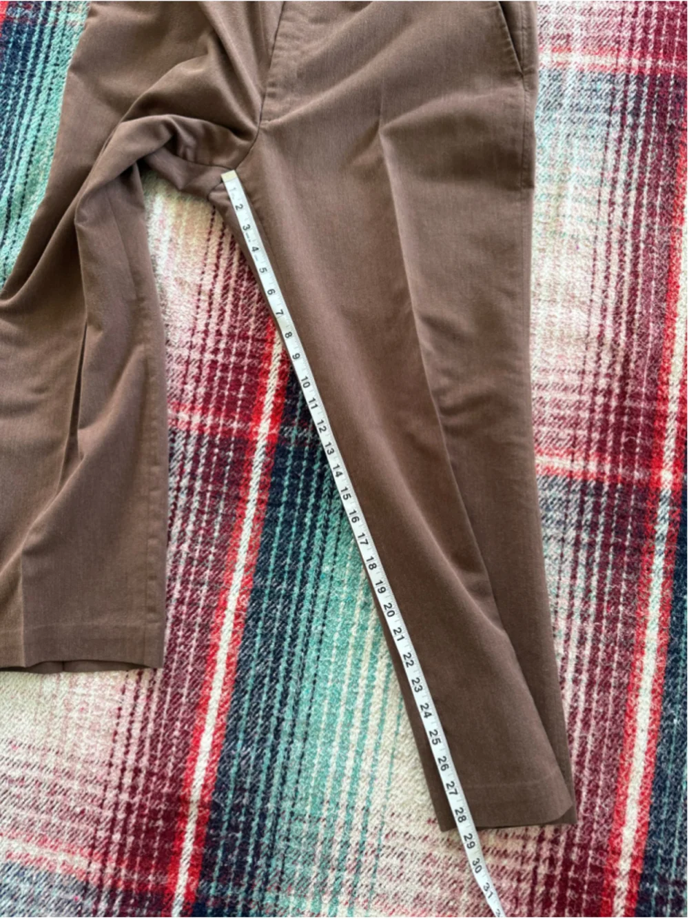 Vintage Levi's Tailored Classics Brown Flared Dress Pants 38x28.5
