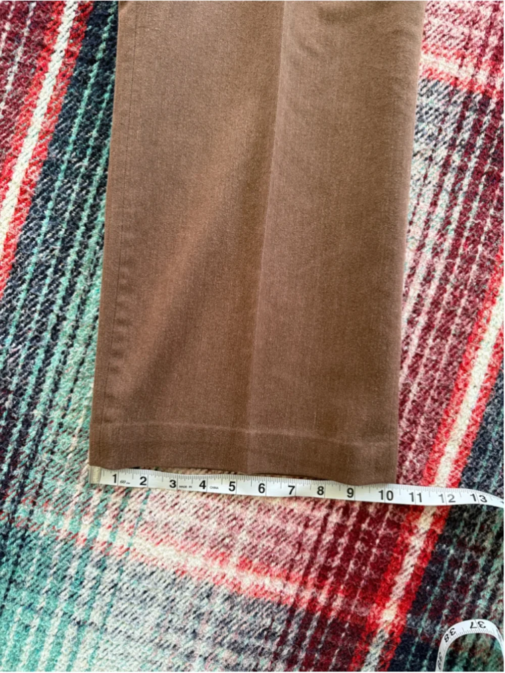 Vintage Levi's Tailored Classics Brown Flared Dress Pants 38x28.5
