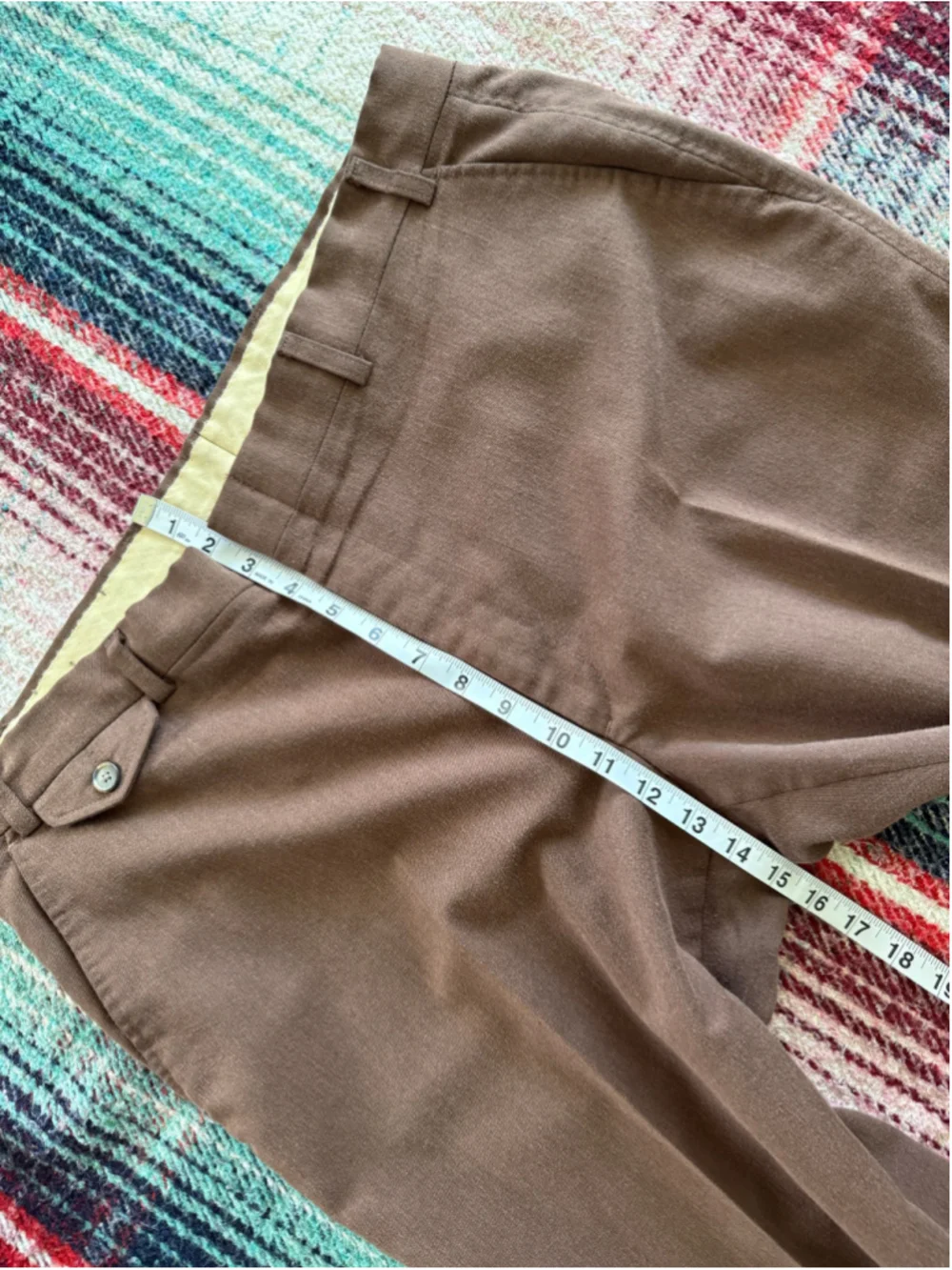 Vintage Levi's Tailored Classics Brown Flared Dress Pants 38x28.5