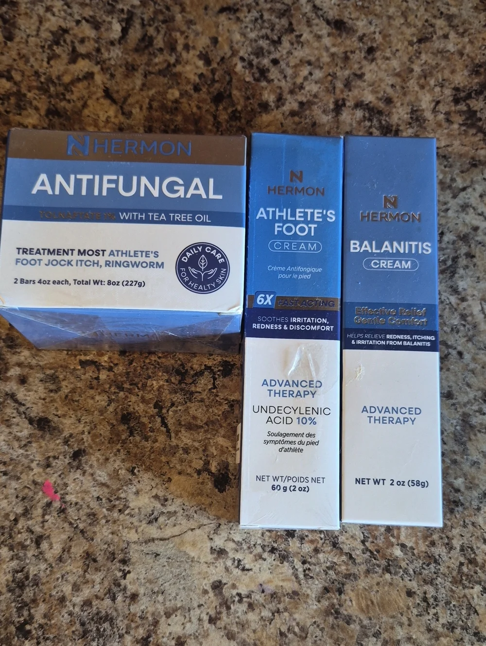 Hermon Antifungal & Athlete's Foot Cream Set - New