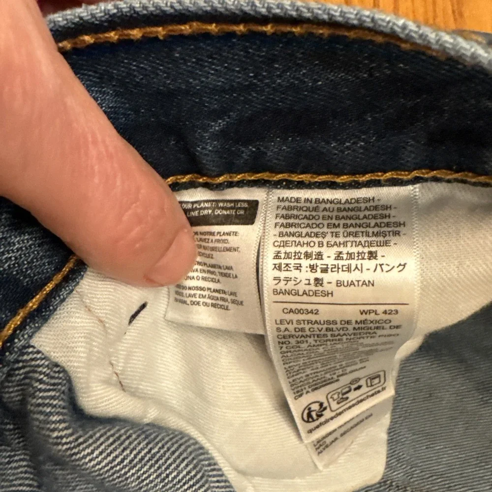 Levi's 40 x‎ 34 505 Regular Fit Straight 4582 Stonewash Denim Jeans