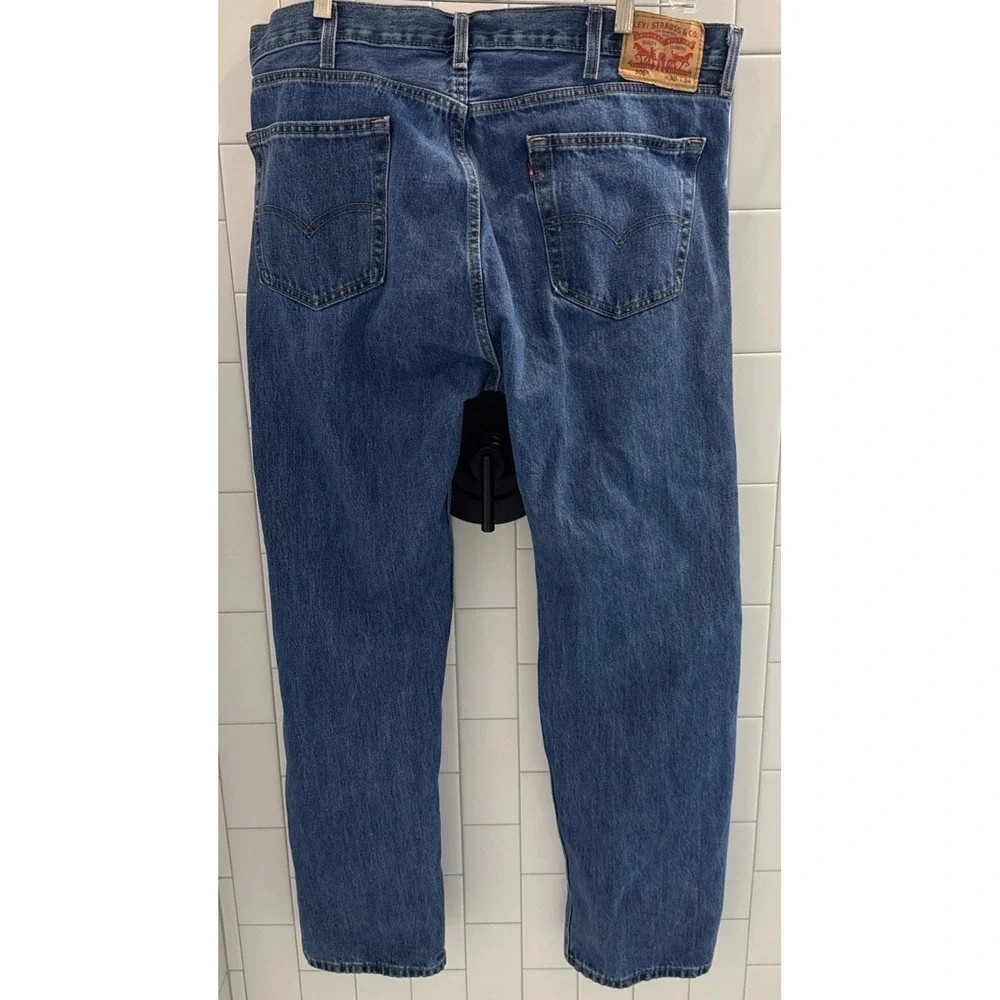 Levi's 40 x‎ 34 505 Regular Fit Straight 4582 Stonewash Denim Jeans