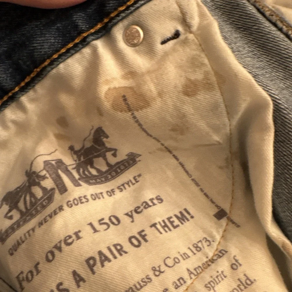 Levi's 40 x‎ 34 505 Regular Fit Straight 4582 Stonewash Denim Jeans
