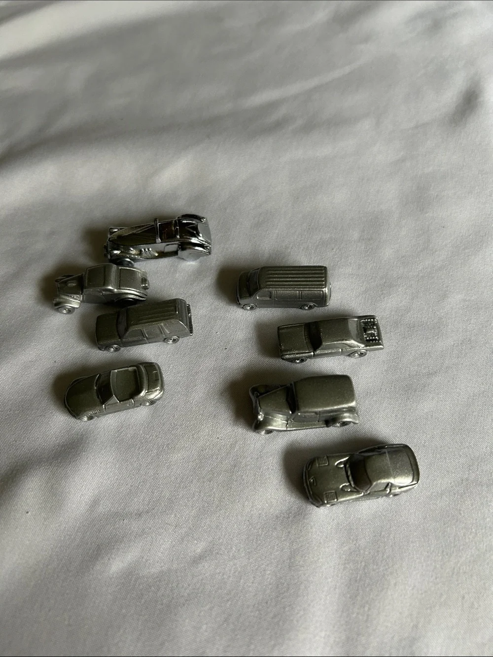 ( 8 ) Vintage Monopoly Cars