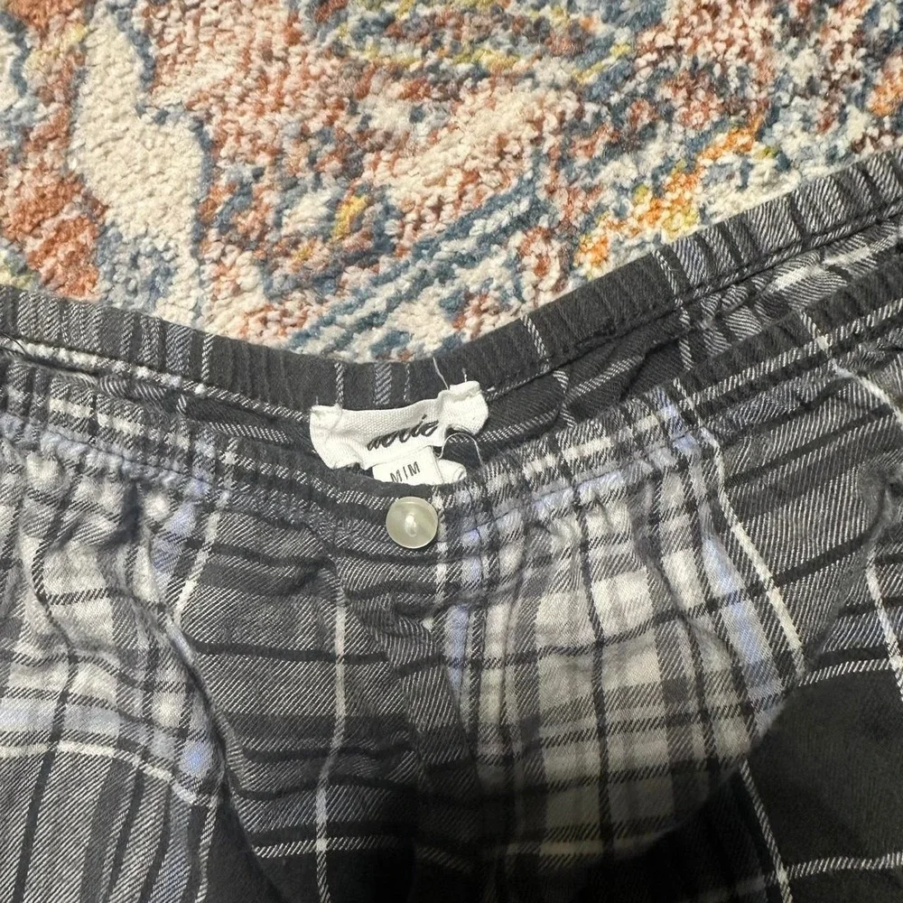 aerie plaid sleep shorts