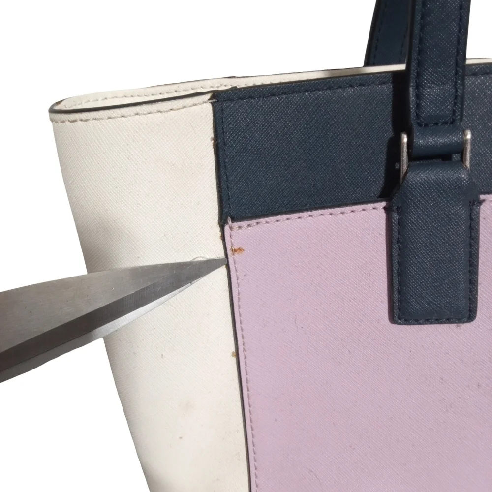 kate spade Cameron Street Havana Tri-Color Tote Bag - Cream, Lavender, and Blue