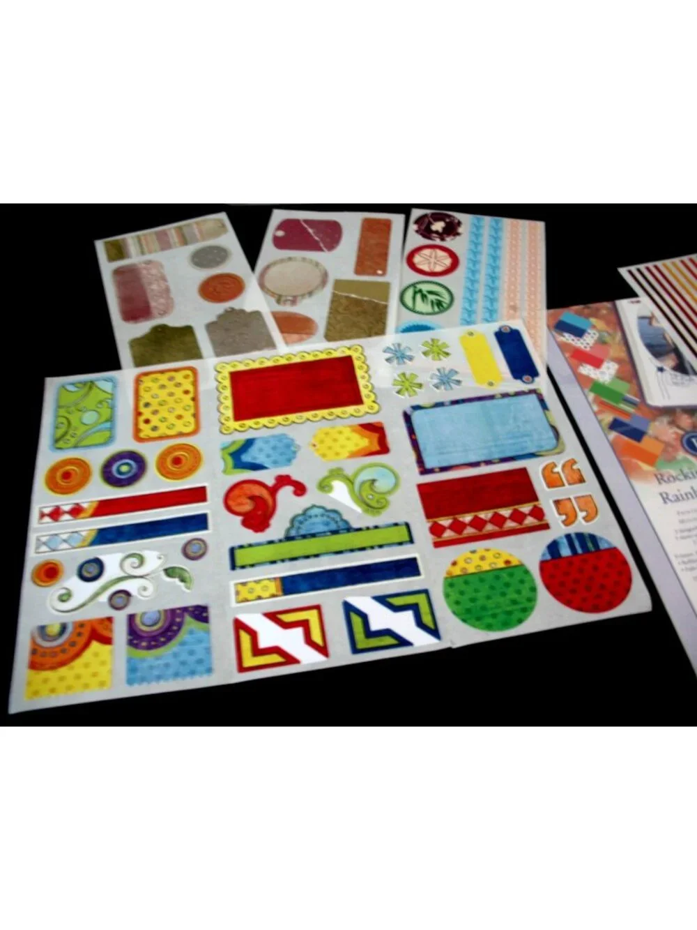 Lot Paper Packs, Pumpkin Spice,Baby, Rainbow, Elegant 8