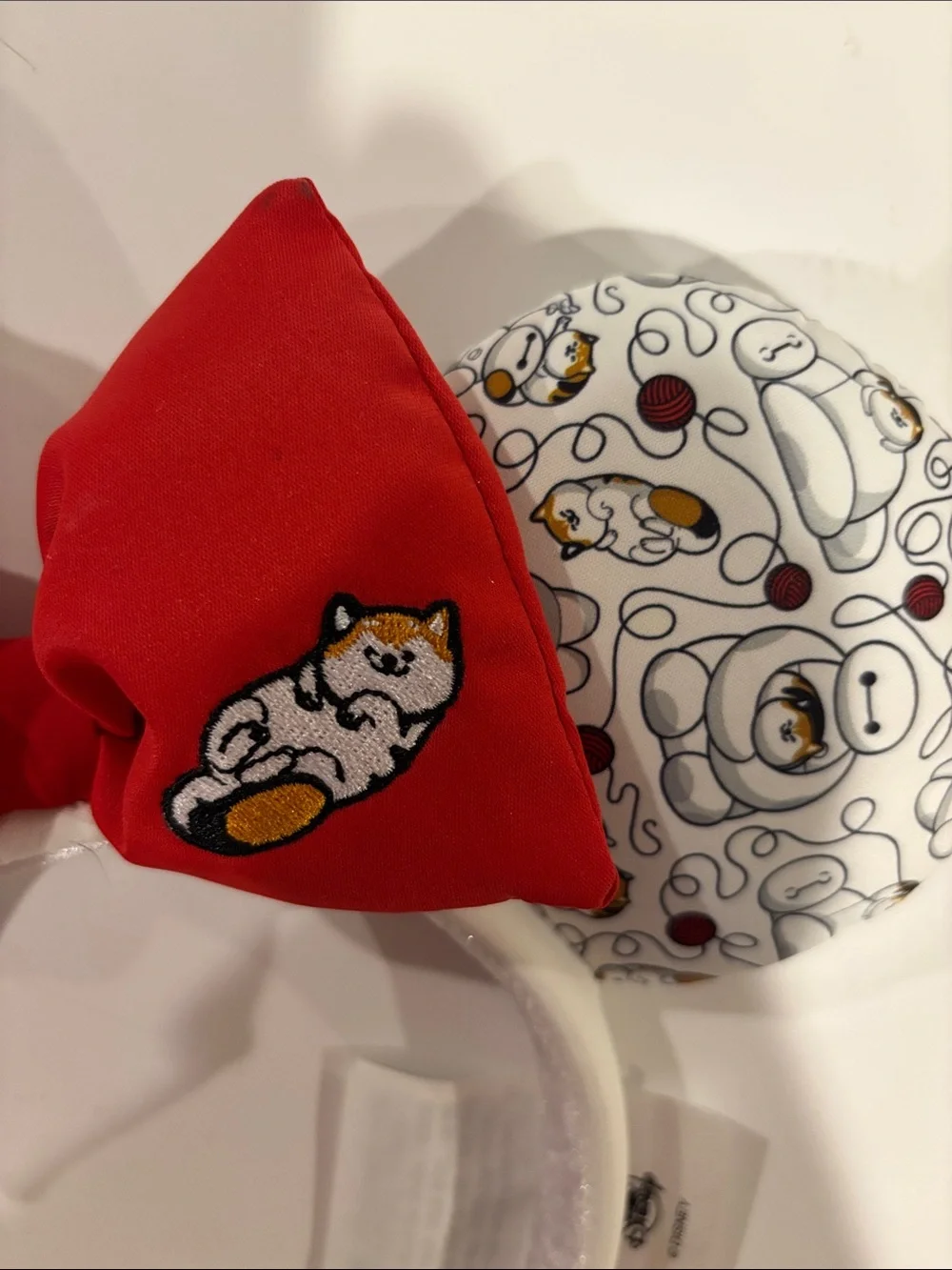 Disney satin covered