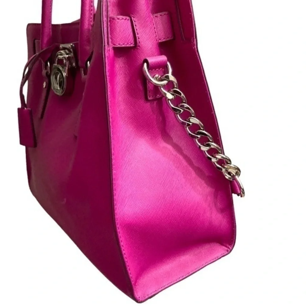 Michael Kors rare pink Hamilton tote bag