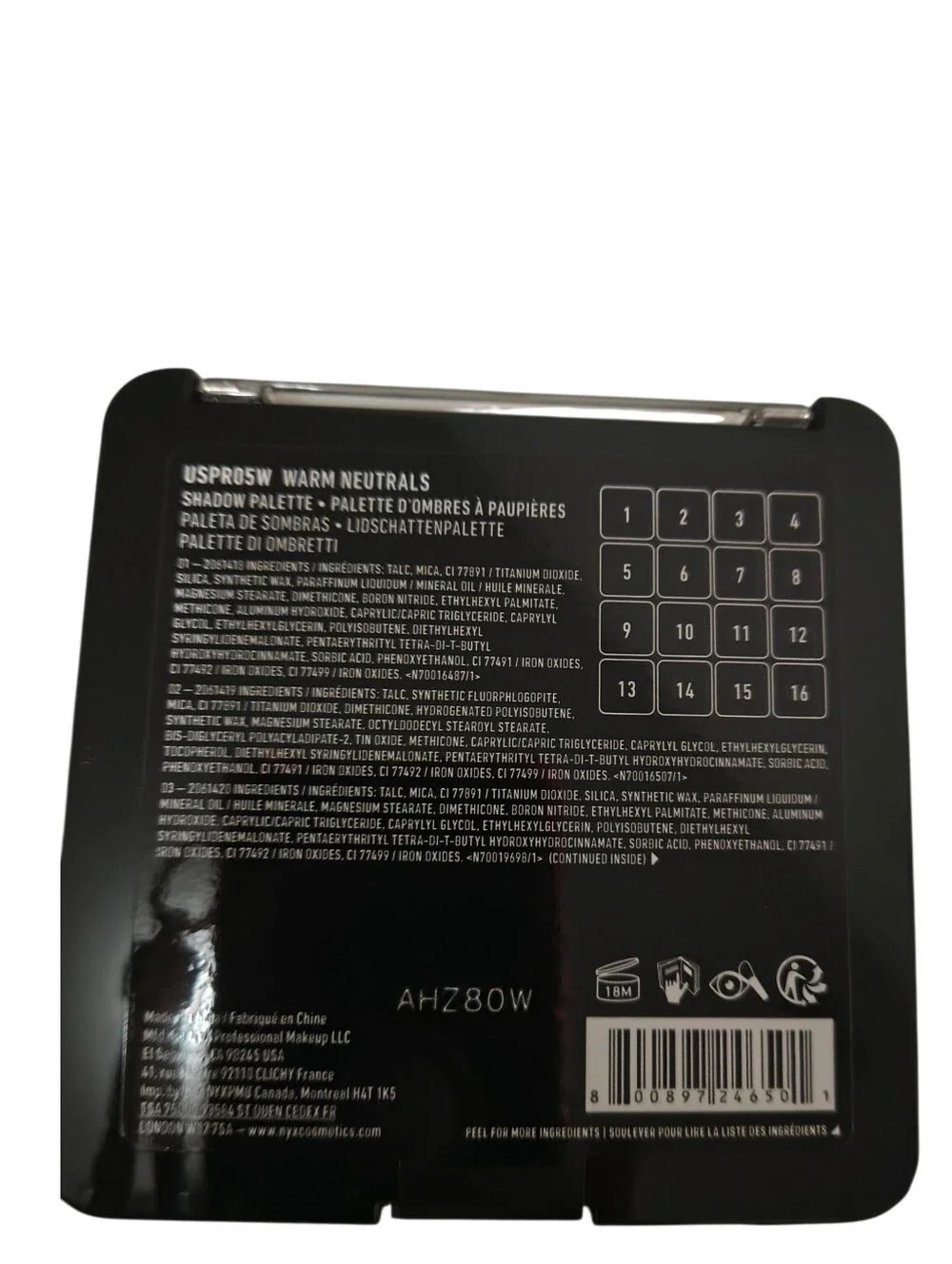 NYX ultimate warm