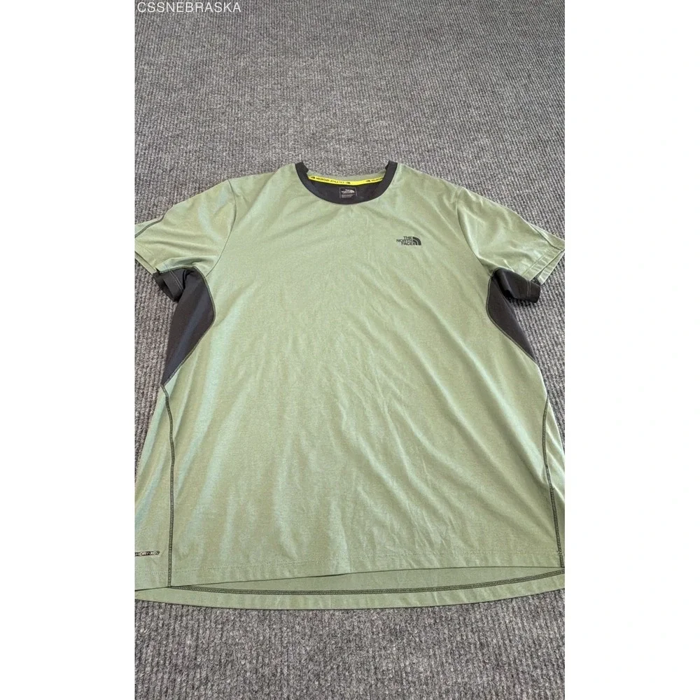 The North Face Men's Mountain Athletics FlashDry-XD Green Shirt Sz XL