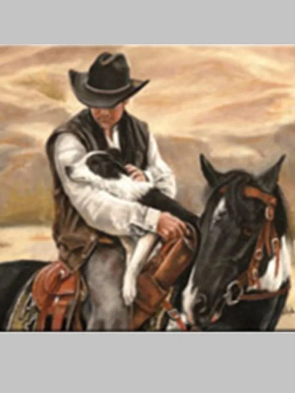Horse Scene Cutting Board 16