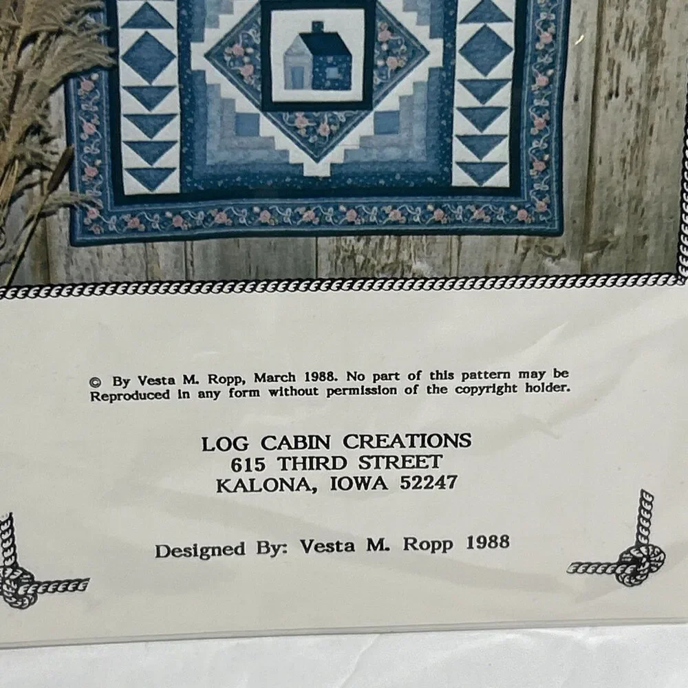 Log Cabin Creations pattern new