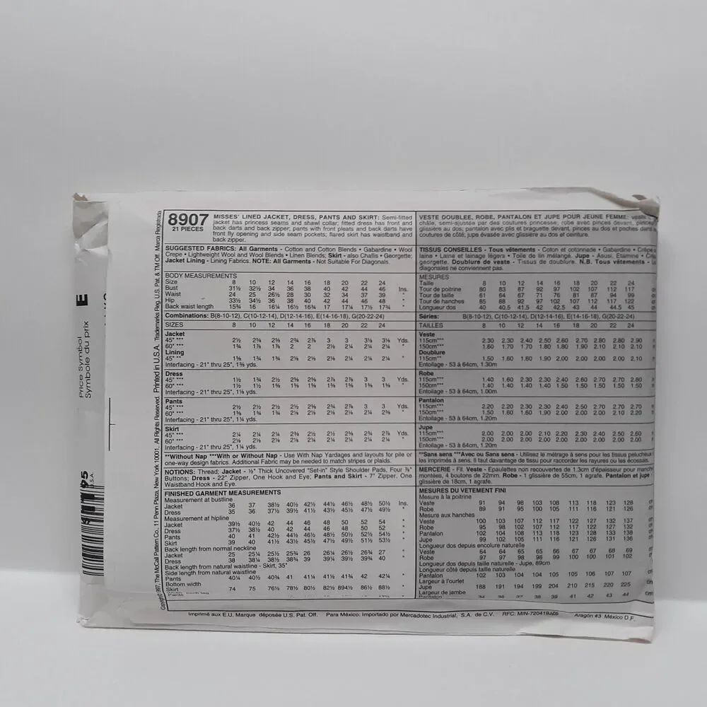 McCalls pattern new