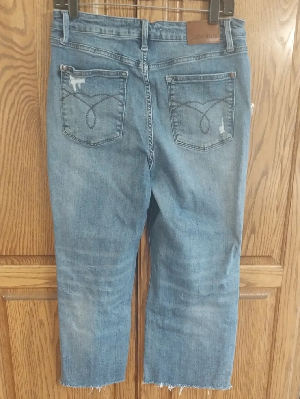 Judy Blue cropped detailing polyester