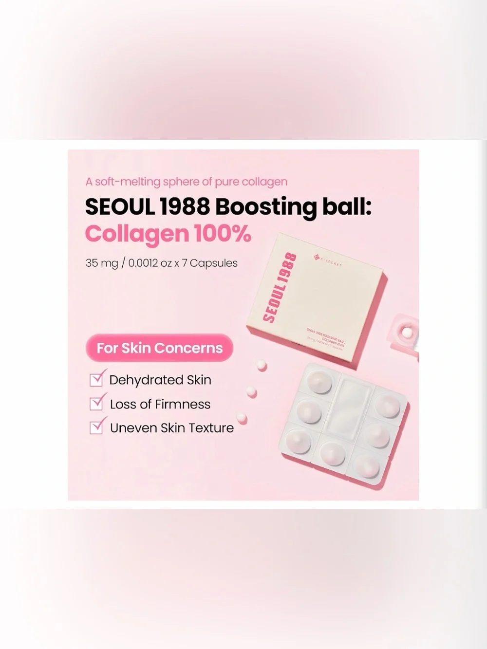 K-SECRET SEOUL 1988 Collagen Boosting Ball