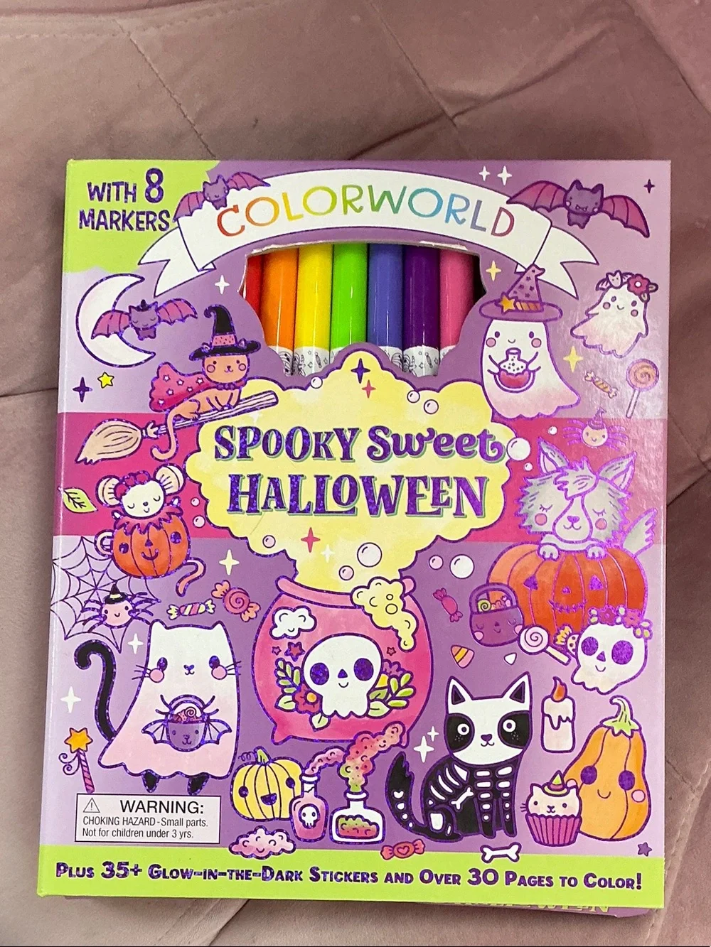 ColorWorld Spooky Sweet Halloween Kids Marker Set - Purple