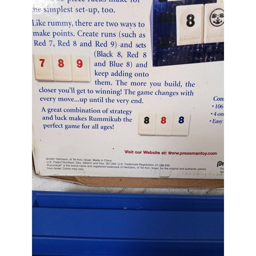 Pressman original rummikub