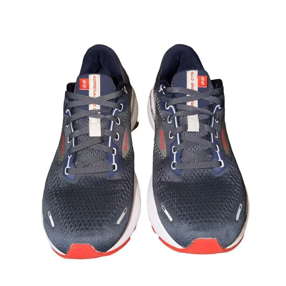 Brooks navy white