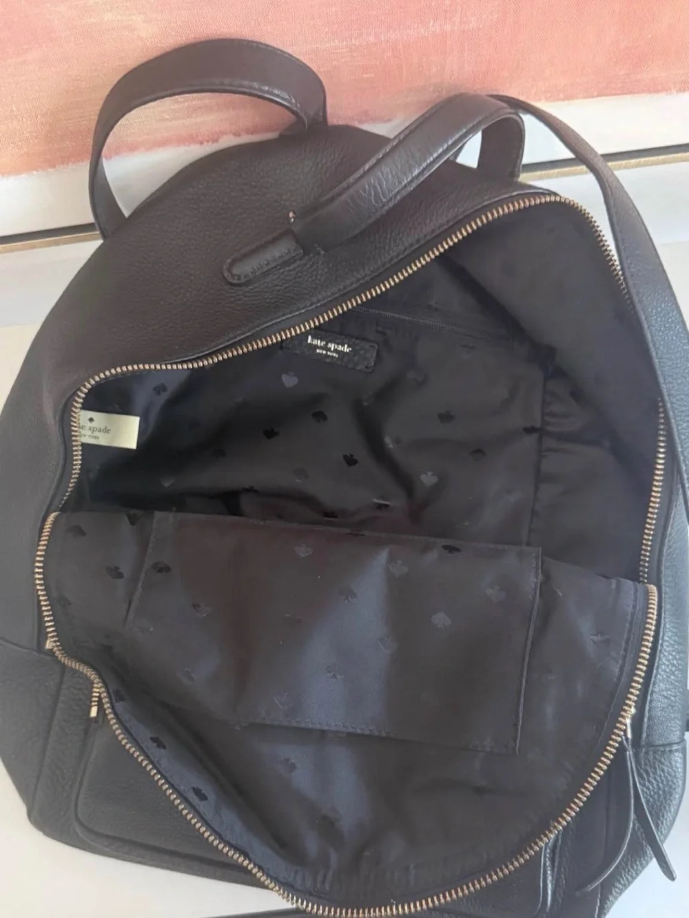 kate spade classic pebbled