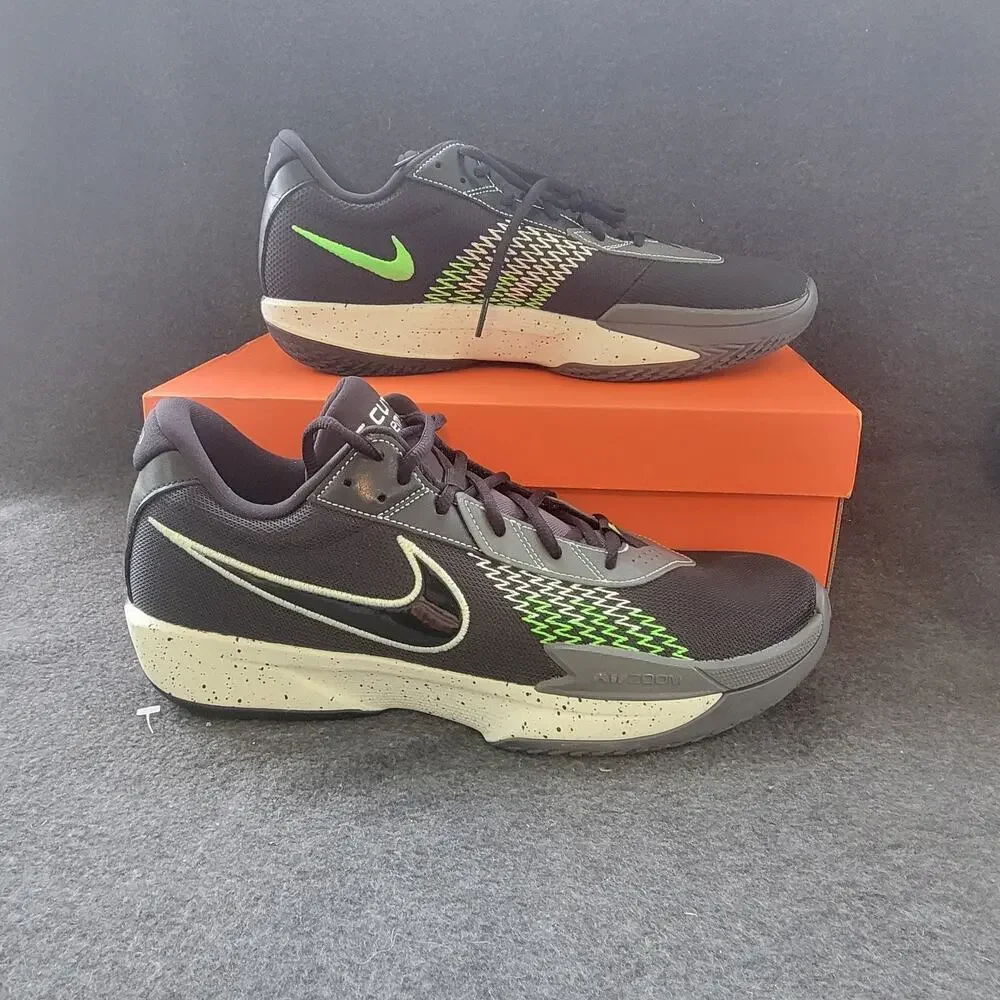 NIKE AIR ZOOM G.T. CUT ACADEMY BLACK/VOLT-ANTHRACITE SIZE‎ MEN'S 13