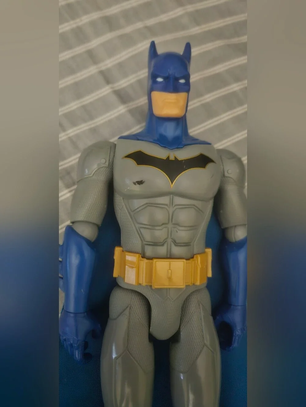 Batman Action Figure - Blue and Gray Cape Hero 12in