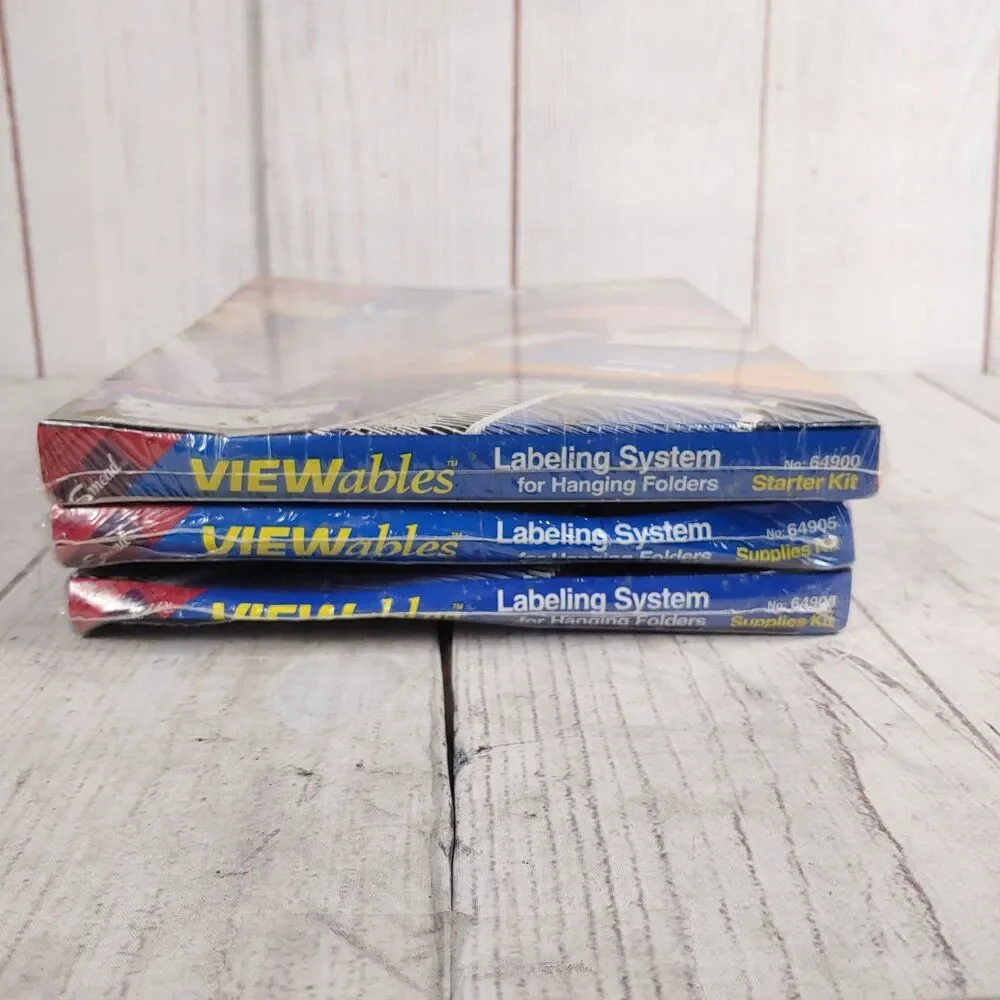Smead VIEWables Labeling System Hanging Folder Starter, Supplies Kit NEW SEALED
