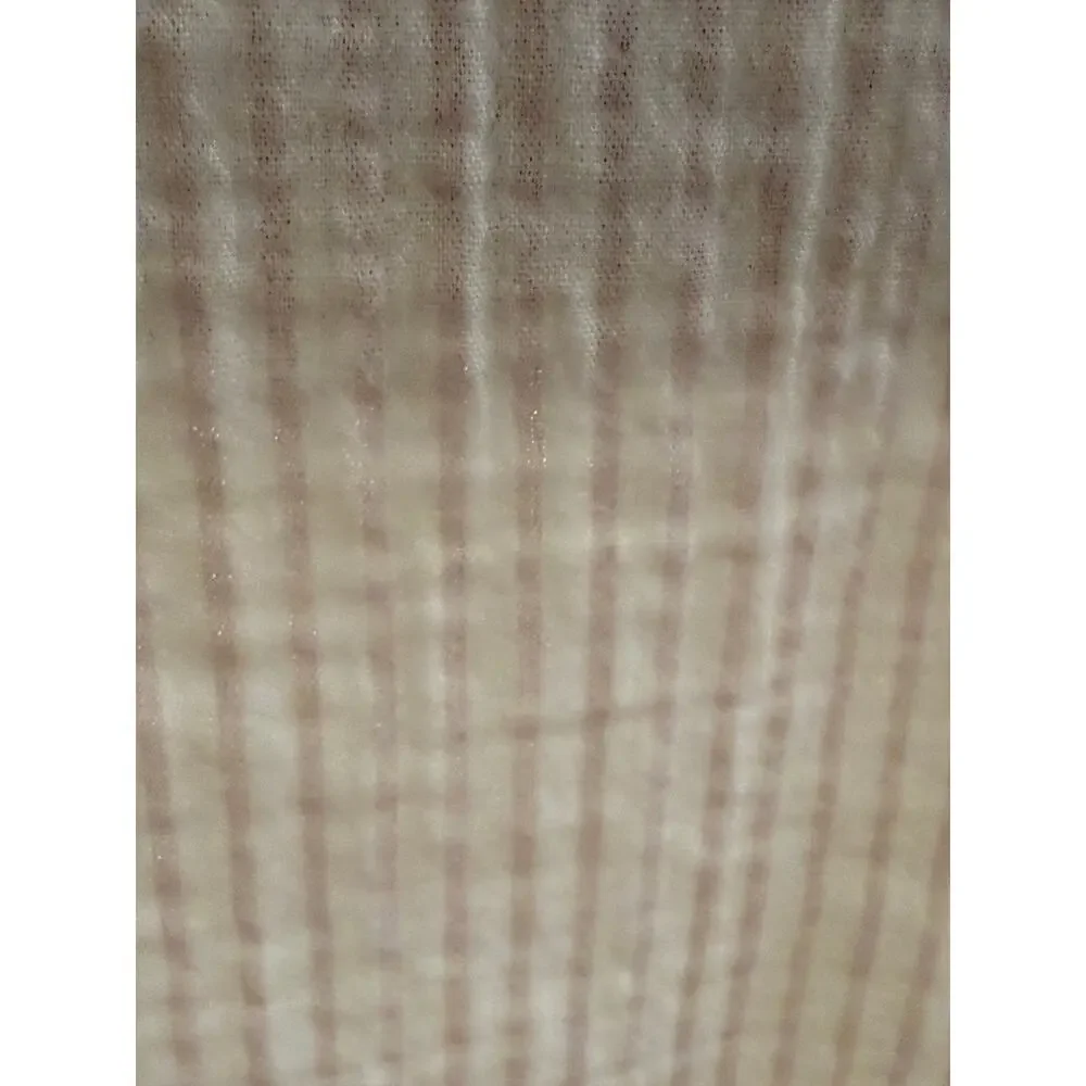 Restoration Hardware Baby & Child Gauze Cotton Baby Blanket White Pink Stripe