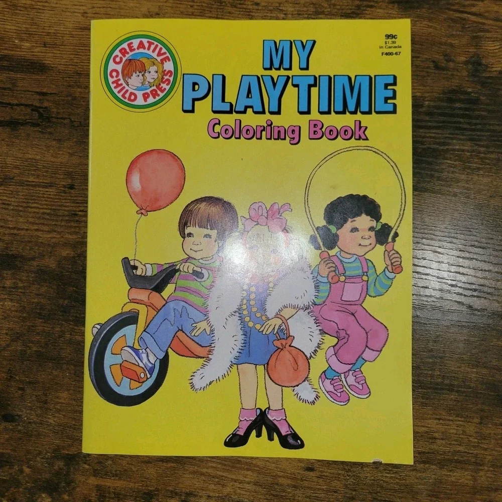 Creative Child Press My Playtime Coloring Book 1986‎
