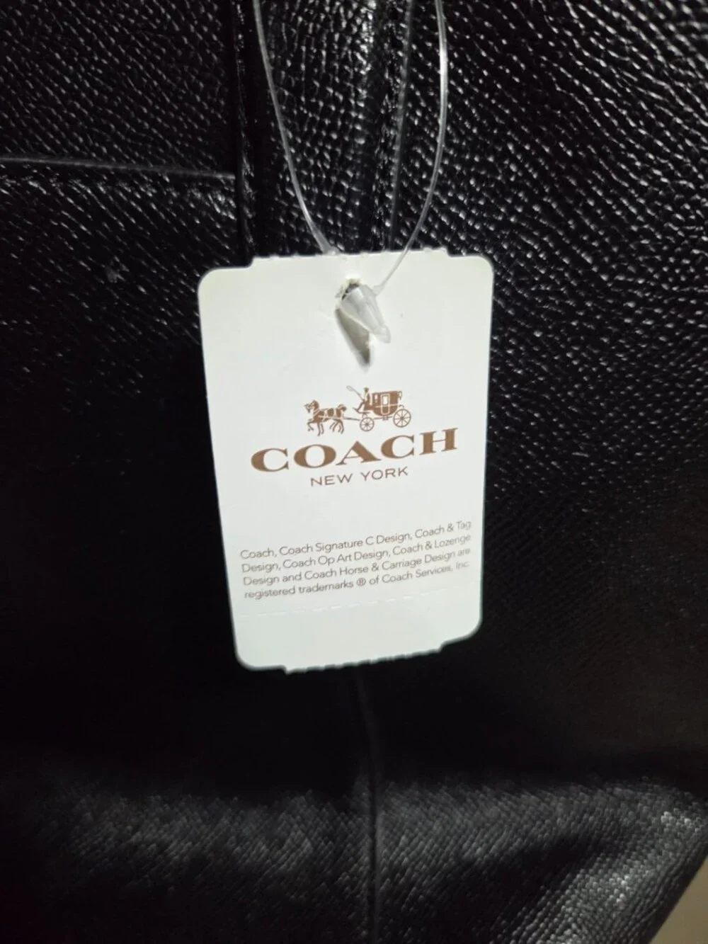 Coach black purse
