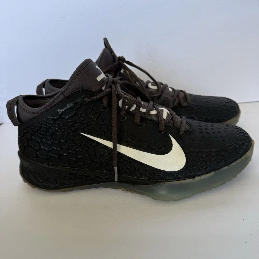 Nike Force Zoom Trout 5 Turf Baseball Shoes Men's 11.5 Black AH3374-014