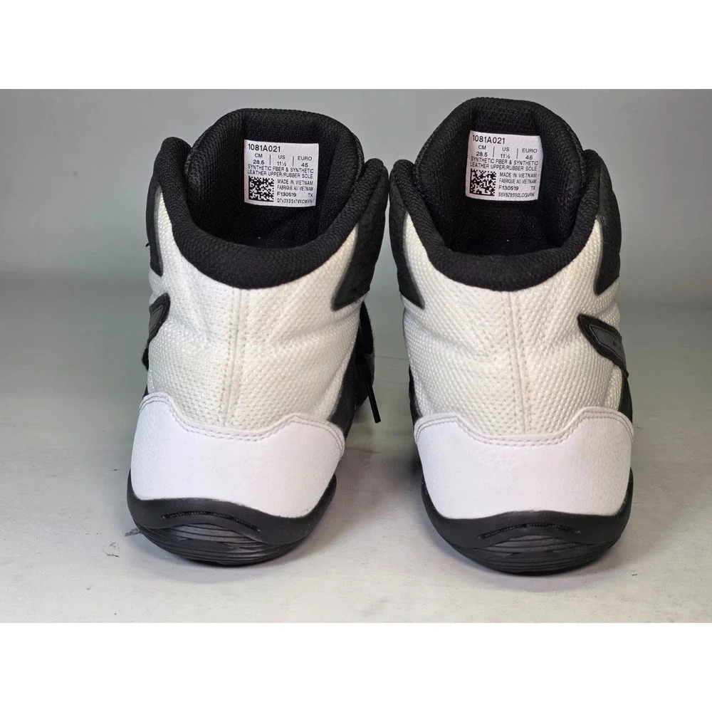 Asics Matflex 6 Men's Wrestling Sneakers Size 11.5 Black White Shoes