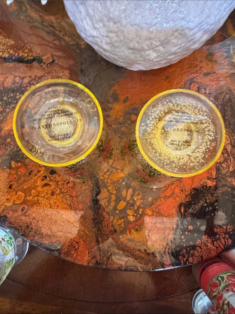 Anthropologie pair embossed