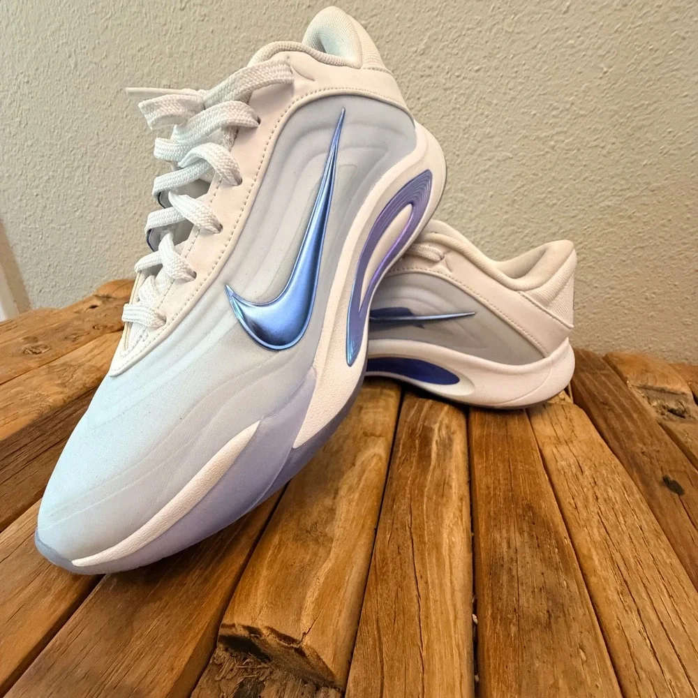 Nike Cosmic Unity 3 A'ja Wilson White Blue Basketball Shoes DJ6351-104 Mens 8.5