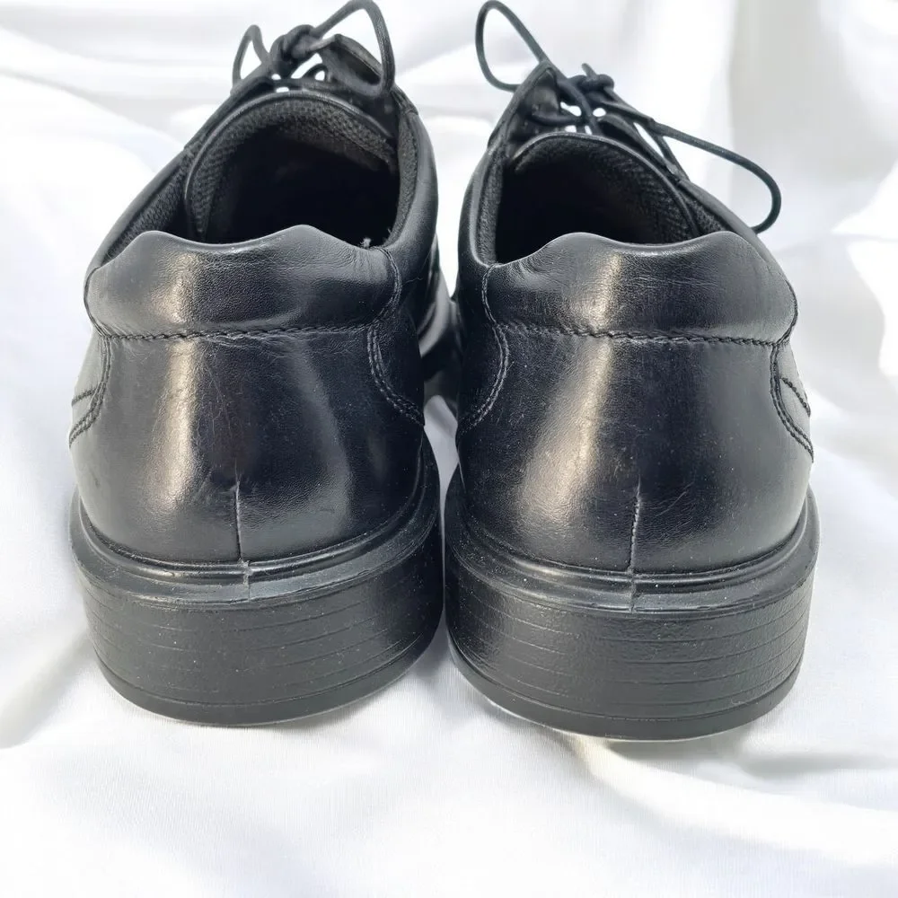 ECCO Oxford Dress Shoes‎ Men 44 (10US) Black Comfort Cap Toe Casual Business